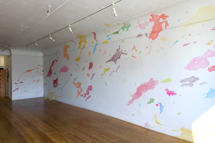 detail of painting on wall