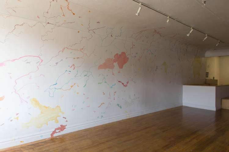 Contrary to what we see on maps be it the old paper version or google maps the uniform blue representing rivers and lakes is absent in colette laliberte three dimensional interpretations of the greater sudbury area