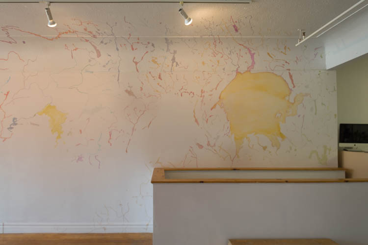 rivers and wanapatei lake interpreted in colorful hues by colette laliberte